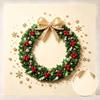 Pearl Painting Christmas Wreath Art Kit DIY Handmade Holiday Home Decor Painting