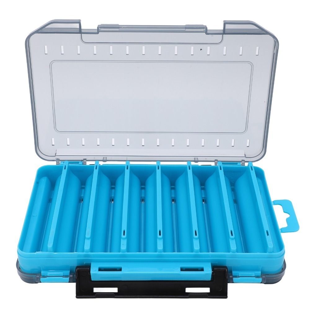 With Handle Tackle Box Double Sided Bait Storage Box Durable Lure Storage Box Freshwater Saltwater