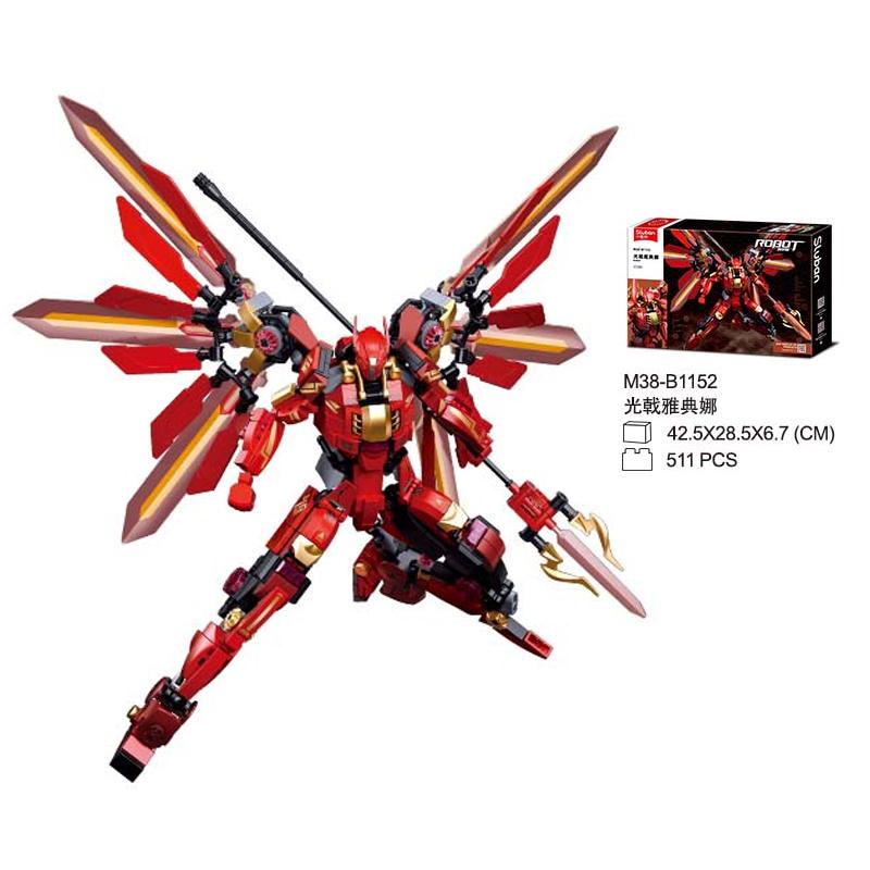 Non-Toxic Cool Mech Model Soldier Assembly Building Block Set Robot Model Samurai Action Figure Children Toy Bithday Gifts Trend Decorations