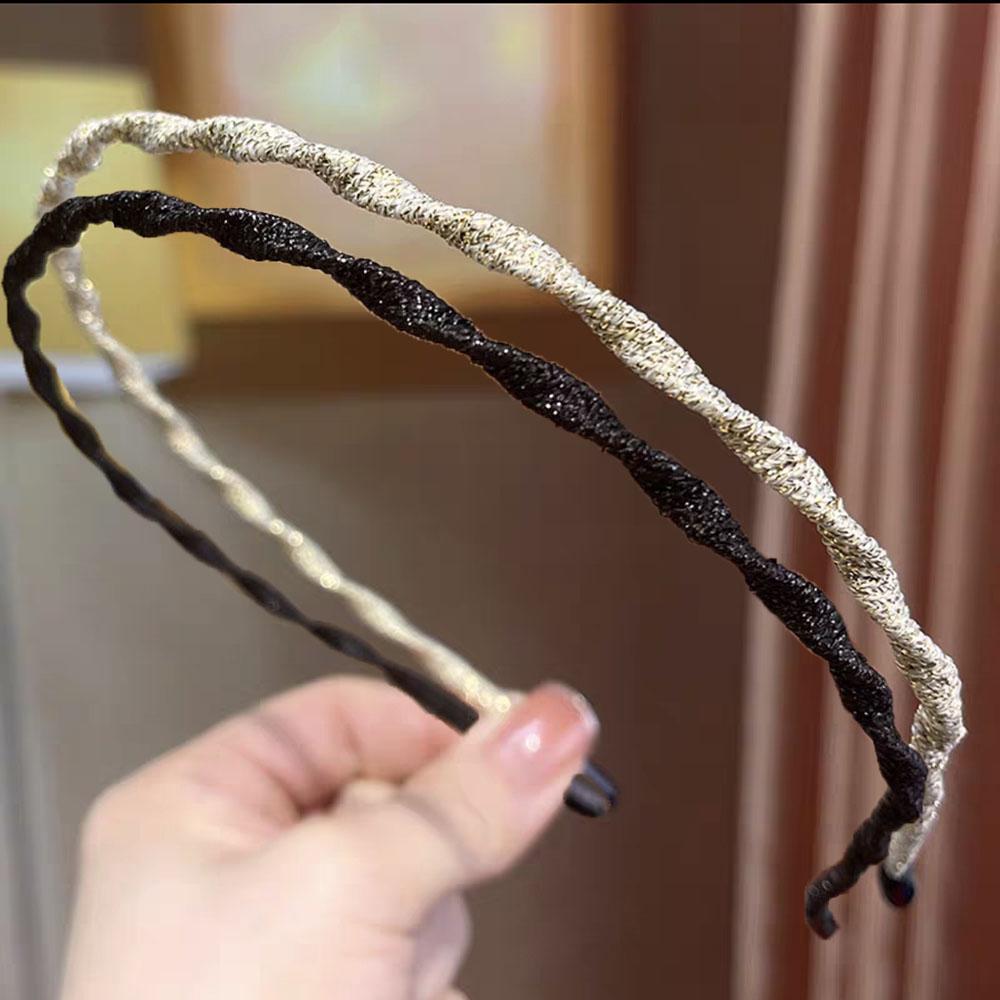 2pc Elegant European and American Minimalist Style Superfine Hairband Headband for Women Girls Retro Hair Bands Hair Accessories