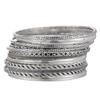 Punk Style Metal Cuff Bracelets For Women And Men With Geometric Design For Travel Gifts