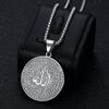 2025 Fashion Trend Jewelry Inlaid Zircon Letter Symbol Pendant Necklace