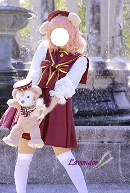 

Мидория Лавандовый ШеллиМэй Матросская форма Косплей Размер M Костюм, Женский