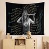 Singer AAddison Rae Printed Large Wall Tapestry Hanging Tarot Hippie Wall Rugs Dorm Art Home Decor