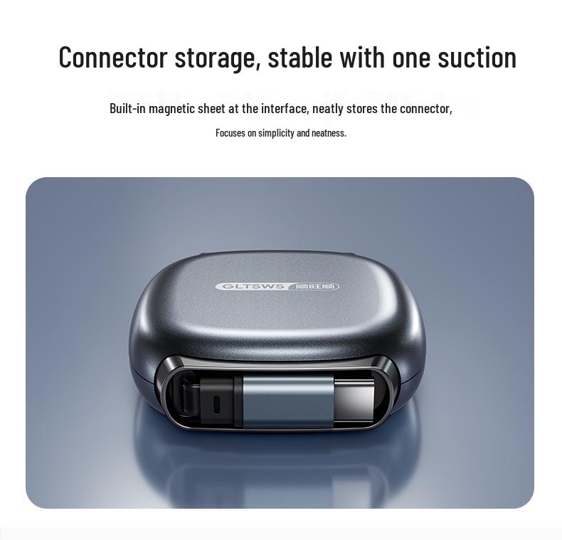 240W Super Fast Magnetic Retractable Charging Cable for iPhone 17 Pro Max