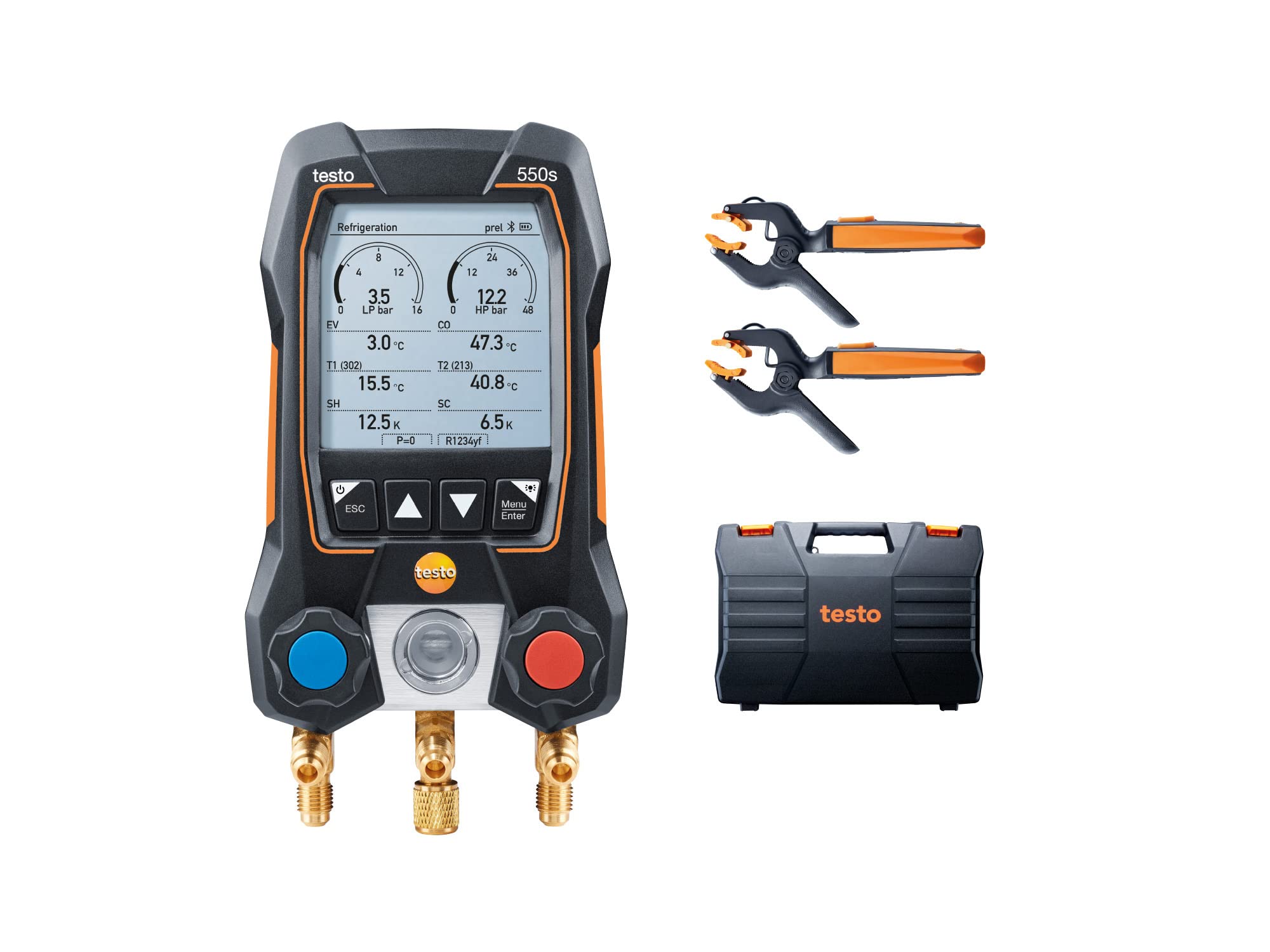 

Testo Digital Manifold Testo 550s Set Black
