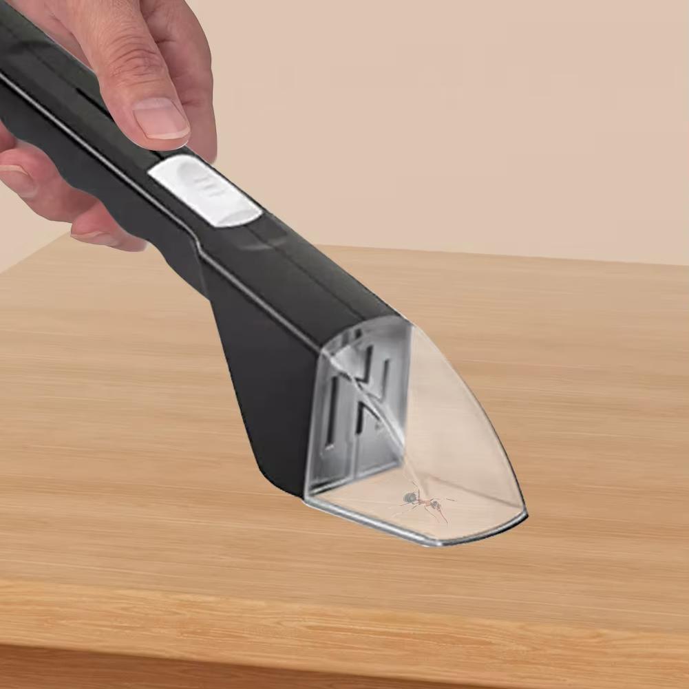 Transparent Insect Catcher Push Type Insect Observer Mosquito Trap Anti Fly Grabber Bug Scoop Clamp for Outdoor Exploration