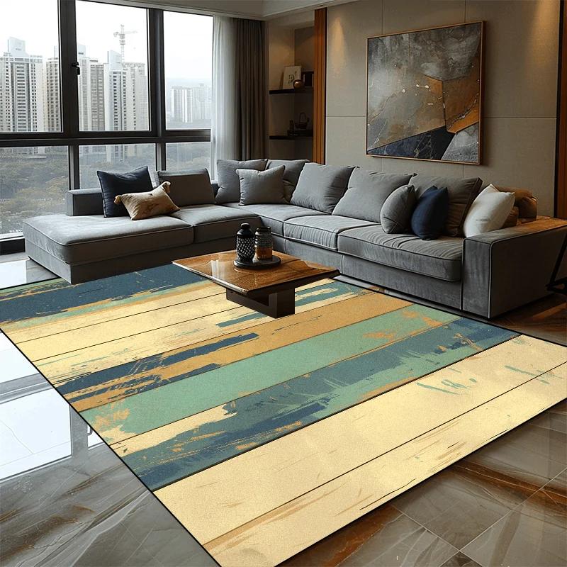 Abstract Art Elastic Carpets for Living Room Sofas Decoration Bedroom Carpet Non Slip Floor Mat Splashing Ink Large Area Rugs