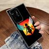 Japanese Anime Attack On Titan Phone Case For Samsung S26 S25 S24 Ultra S23 Fe S22 S20 S21 Plus Plus 5G Fe Transparent Cover
