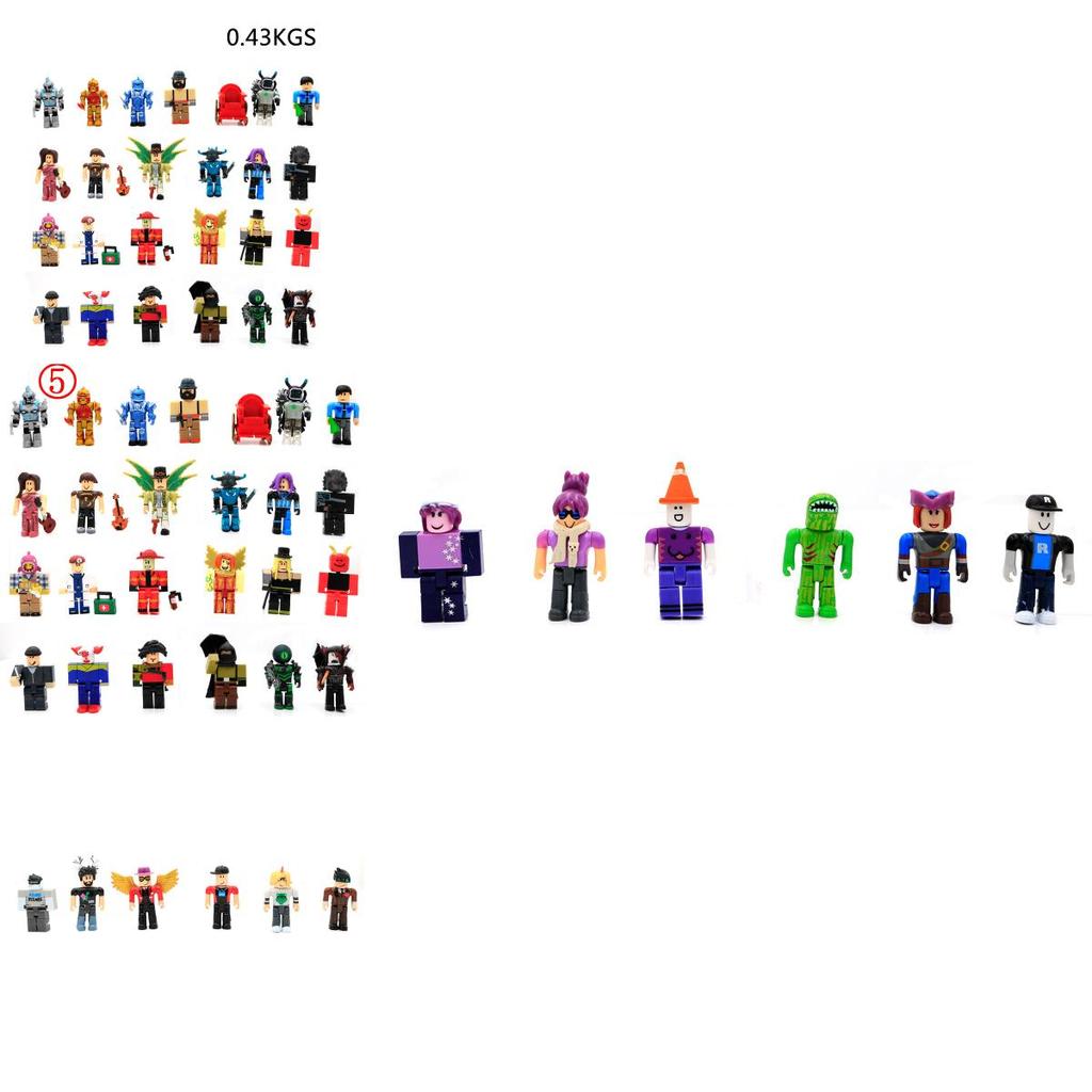 Diverse 24pcs Roblox Games Action Figure Collection Delightful Gift For Children