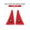 2pcs Car Door Corner Anti-Collision Protector Bumper Sticker For Abarth Freemont Strada 500x Grande Punto Ducato Stilo Palio