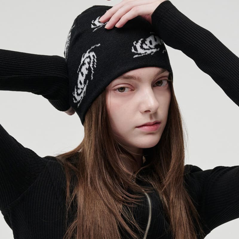 

KZM ШАПКА-ЧЕРЕП С МАЛЫМ ЛОГОТИПОМ ЧЕРНАЯ ONE