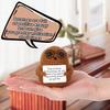 Funny Handmade Crochet Glasses Potato Doll Birthday & Christmas Gifts Crochet Positive Potato Desktop Ornament Home Decoration