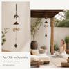 Elephant Metal Elephant Wind Chimes Gold Window Hanging Wind Chimes  Indoor Room Styling
