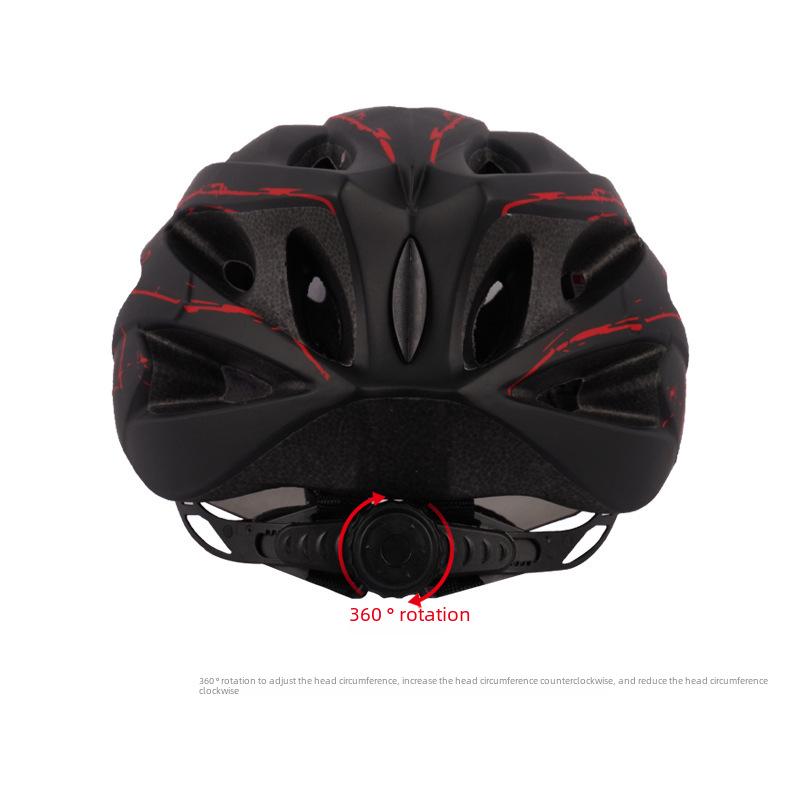 Unisex Mountain Road Bike Helm mit Schutzbrille für Outdoor-Sportarten