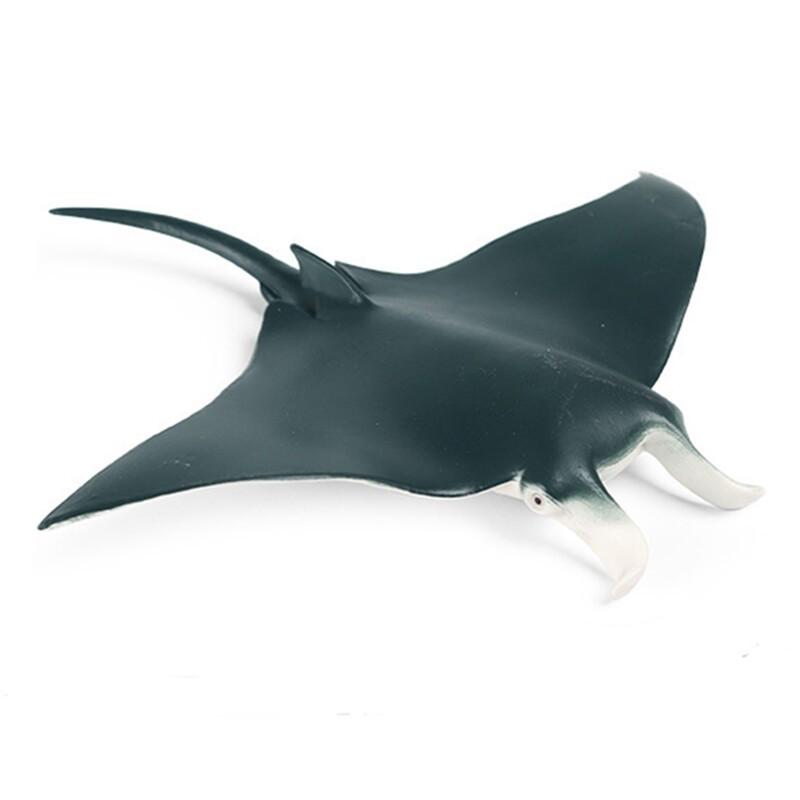 Manta Ray Action Figure Model Toy Realistic Ocean Role Play Toys for Kids
