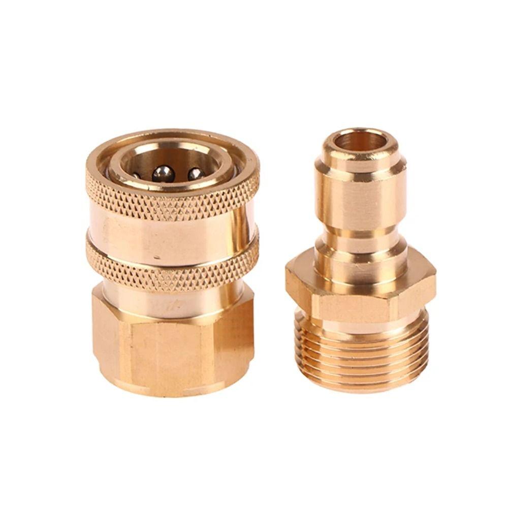 1Set For M22 High Pressure Washer Pipe Joint Quick Connect Kits Water Outlet Set New Hose Coupler