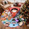 One Piece Pattern Round Rug, Indoor/Outdoor Mat, for Picnic, Gameroom, Bedroom, Office, Living Room, Home Decor Carpet, Birthday Gift