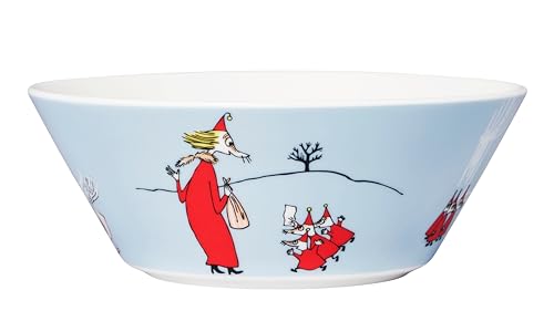 [Officially Imported] Moomin by Arabia 15cm Classic Fillyjonk Bowl, Gray, 1057217