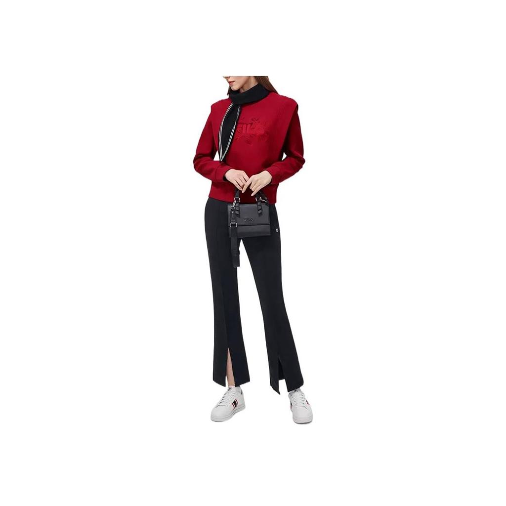 New FILA Sweatshirts Women's Fiery Scarlet F11W318204FRD
