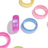 Glitter Big Round Irregular Wide Bracelet Wide Bangle Transparent Hand Ring  Girls