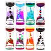 Creative Hourglass Timer Double Colors Oil Movement Sensory Toys  Kids Toy