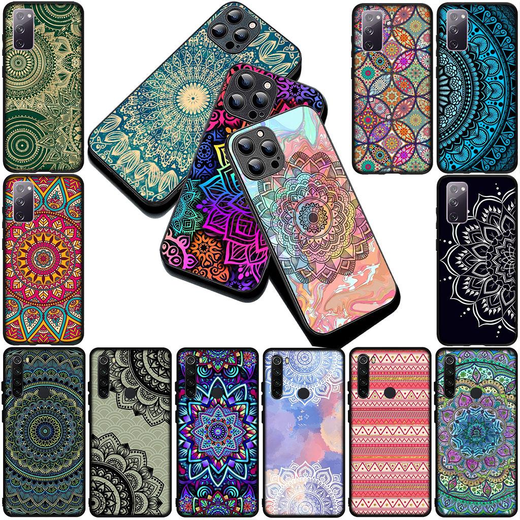 Cover for Motorola Moto G86 G57 E14 E15 G14 G34 G35 G84 G24 A54 G15 Power E22 Case Floral Paisley Mandala flower Wood Texture