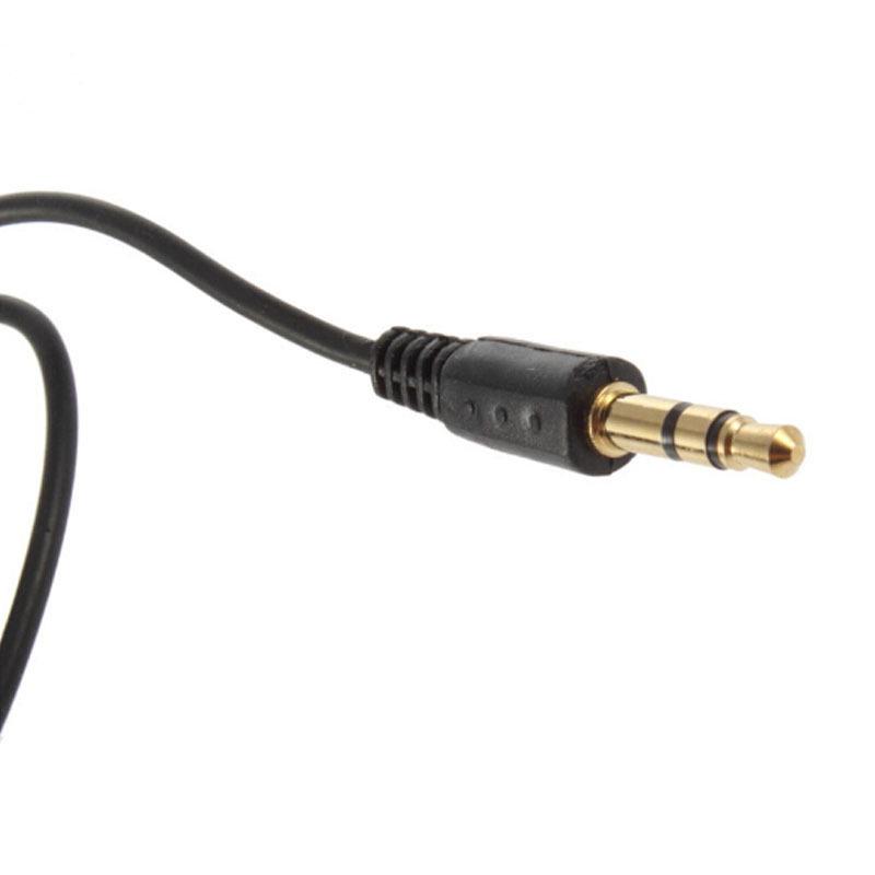 3.5mm Male To Female Audio Extension Cable with Volume Control Wheel