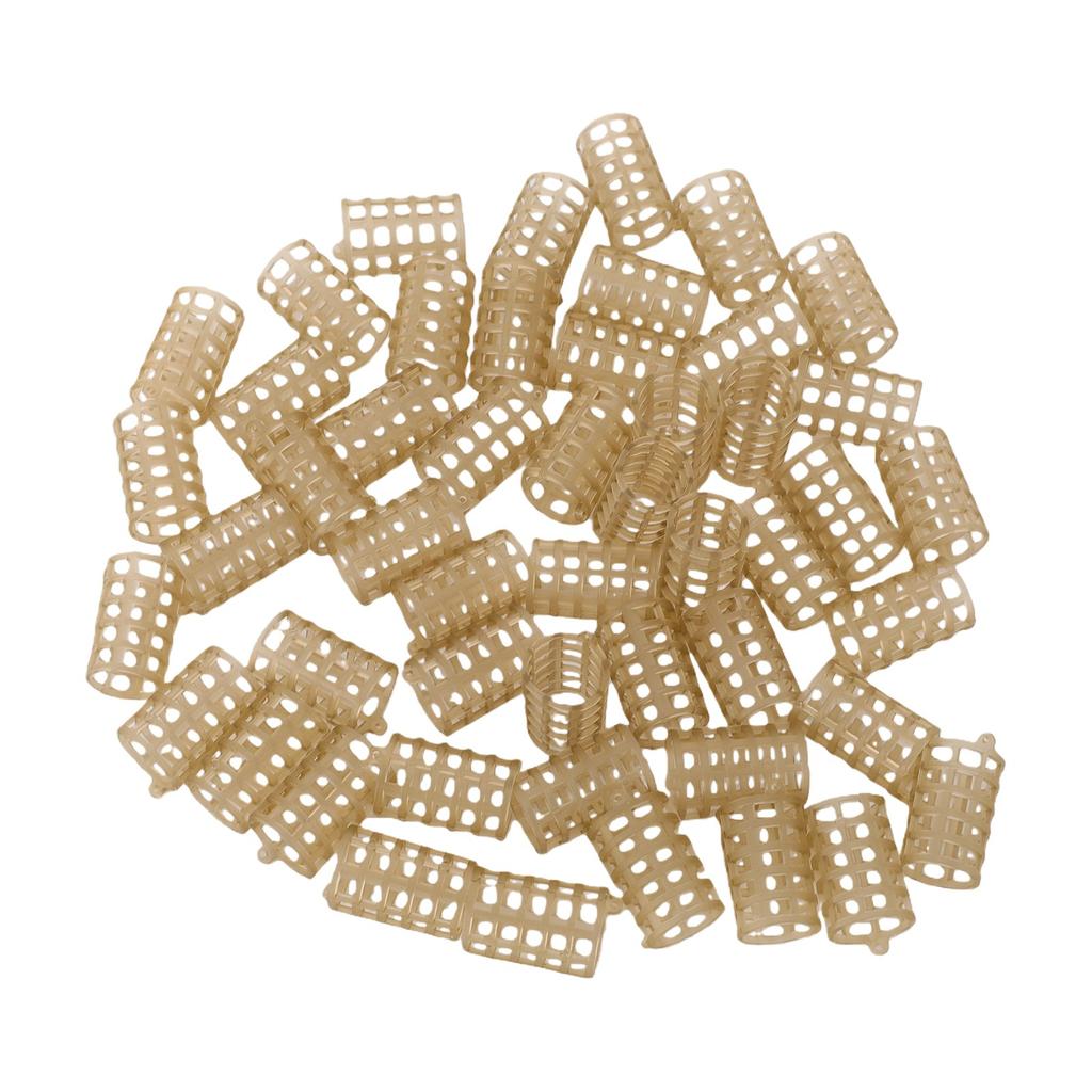 50pcs Bait Cage Fishing Lures Bait Cage Feeder Basket for Freshwater Saltwater Lake River