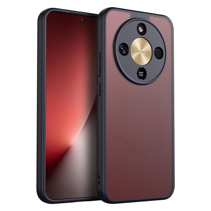 Полупрозрачный Матовый Чехол для Honor Magic8 Lite Magic 8 Pro X9d 5G Защитный Чехол-Накидка с Тактильным Покрытием Жесткий Каркас Fundas HONOR Magic8 Lite чёрный