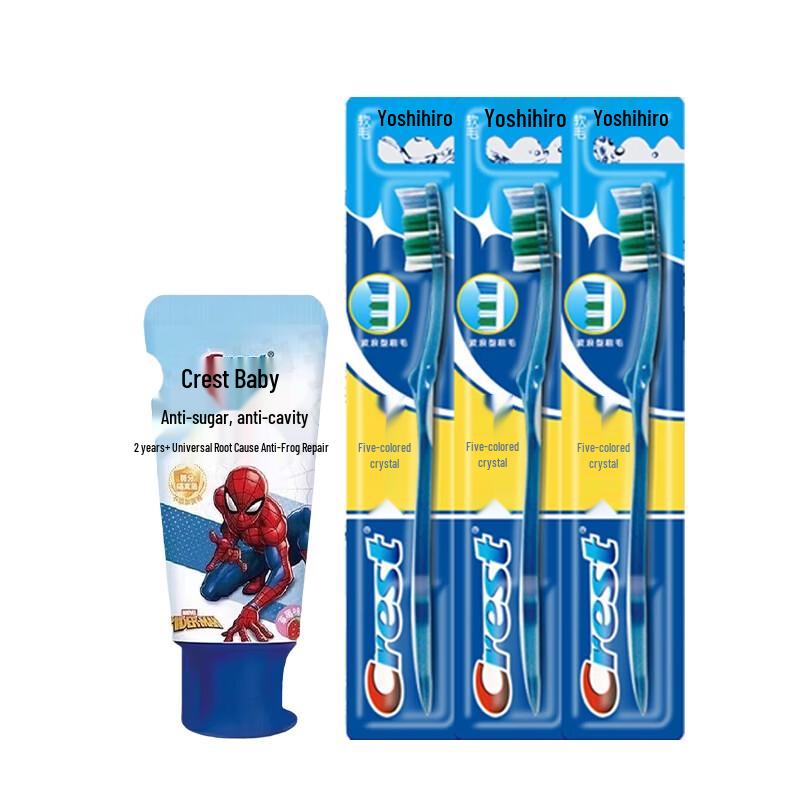 Crest Kids Anti-Cavity Toothpaste with Spider-Man & Toothbrush Set