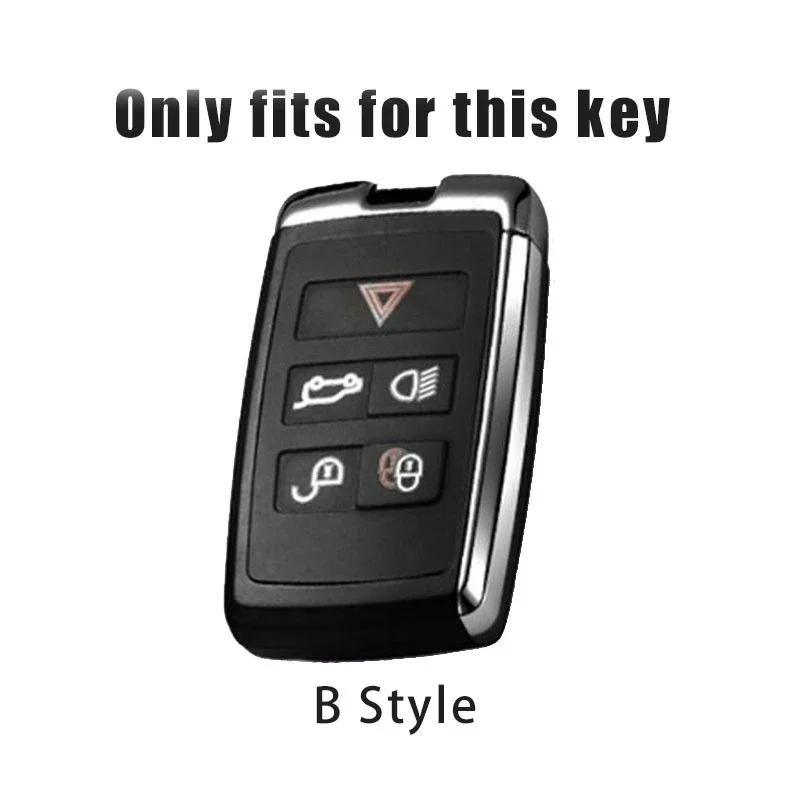 Car Key Case Bag Cover Shell For Jaguar Xf Xj Xe S-Type F-Type X-Type F-Pace I-Pace E-Pace Android Xfr Xkr Keychain Accessories