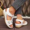 Fashion Fashion Summer Women's Sandals Women New Flower Wedge Platform Orthopedic Shoes Retro Casual Comfort Peeping Toes Zapatos Mujer