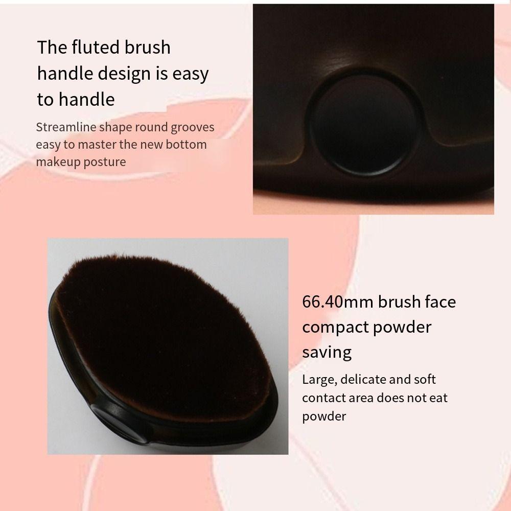 Professional Liquid Foundation Brush Soft Large Contour Silhouette Brush Concealer Brush Dense Bristles Kabuki Makeup Brush