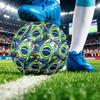 Brasilien Fußball Aufdruck Größe 5 Fußball Ball Verschleißfest Standard Erwachsenen Trainingsfußball Fan Geschenk für Indoor Outdoor Spiel Sport
