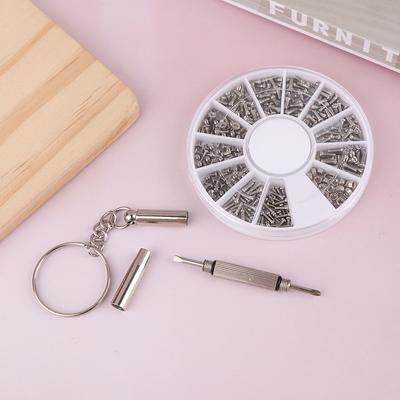240 tornillos y tuercas surtidos, mini tornillos pequeños para reparar teléfonos, relojes, gafas, pernos y tuercas M1 a M1.4.