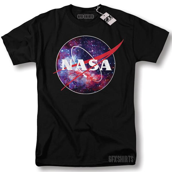 NASA Galaxy Shirt Space Astronaut Space X Gift Graphic T-shirt S