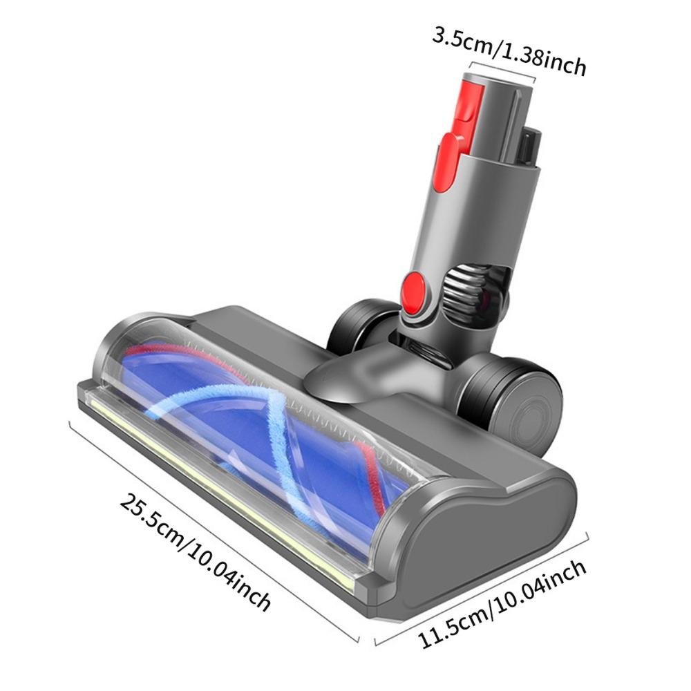 Replacement Floor Brush Head Compatible with for Dyson V7 V8 V10 V11 V15, Suitable for Carpet Tiles, with Green LED Light.