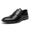 Sapatos Derby Masculinos da Moda Outono Estilo Britânico Sapatos Sociais Formais Sola Antiderrapante Oxfords Masculinos Design de Painel de Contraste