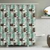 Vintage Camera Shower Curtain Artistic Photography Lover Bathroom Decor Washable Waterproof Home Textile Accessories