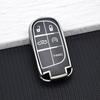 2/3/5 Buttons Tpu Car Key Case For Jeep Grand Cherokee Renegade For Dodge Ram Charger Challenger Journey Durango Fiat Key Cover