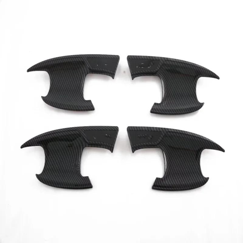 LHD RHD For MG 4 MG4 EV Mulan 2022 2023 2024 ABS black Car Door Handle Cover Door Bowl Protector Molding Trim Auto Accessories tcl6