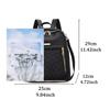 Multi-functional Solid Color Shoulder Bag Oxford Cloth Retro Backpack Simple Luxury Backpack  Lady