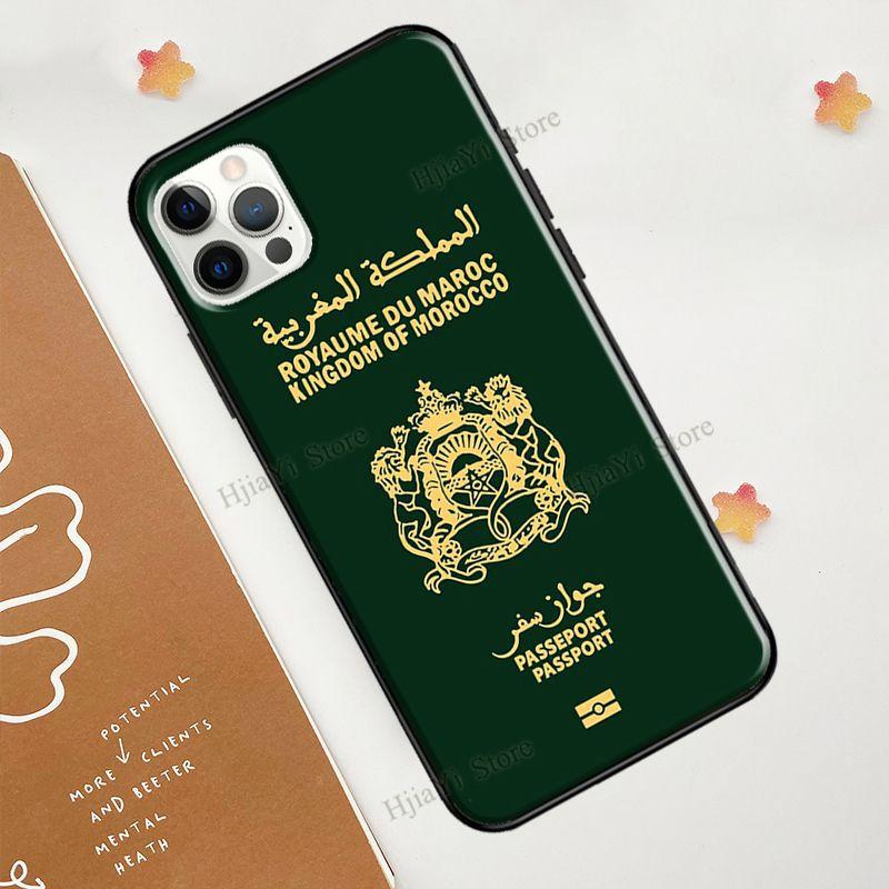 Maroc Morocco Flag Case For iPhone 13 Pro Max 12 Mini 11 Pro Max 6S 7 8 Plus SE 2020 X XR XS Max Phone Cover