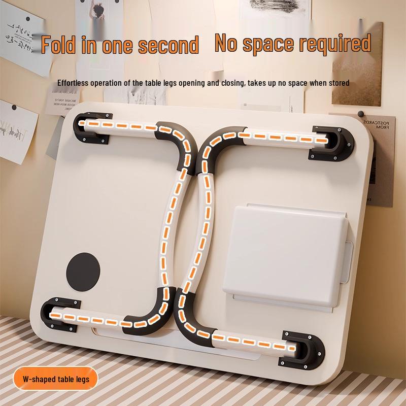 Foldable Dorm Study Desk and Laptop Stand