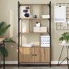 Bookshelf 76.5 x 30 x 154.5 cm Engineered Wood
