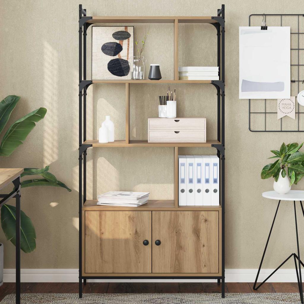 Bookshelf 76.5 x 30 x 154.5 cm Engineered Wood