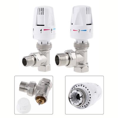 Automatic Thermostatic Radiator Valve G1/2" G3/4" DN20/DN15 Low Pressure Standard Special Angle Valve For Floor Heating