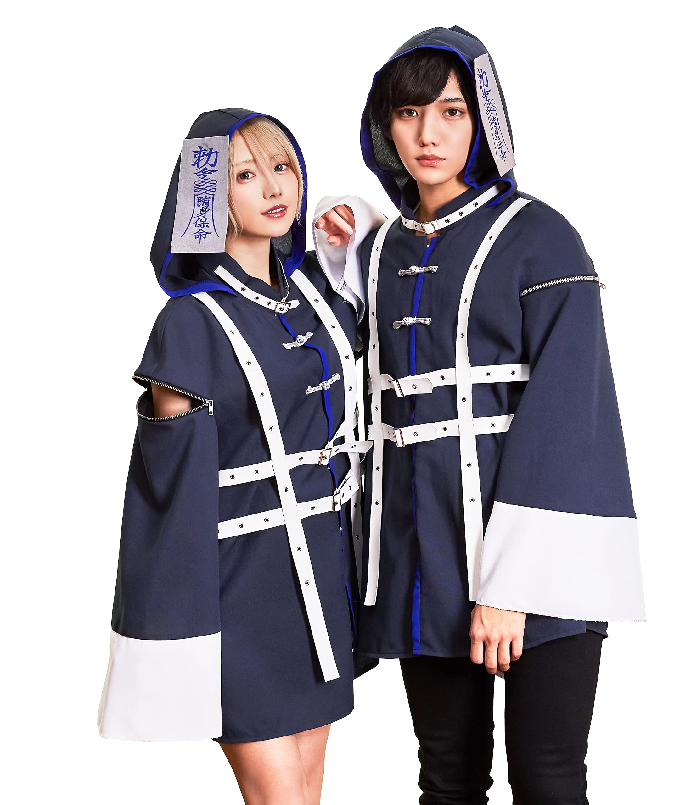 Рубашка Цзянши Clearstone Fangled для косплея на Хэллоуин, унисекс, синяя