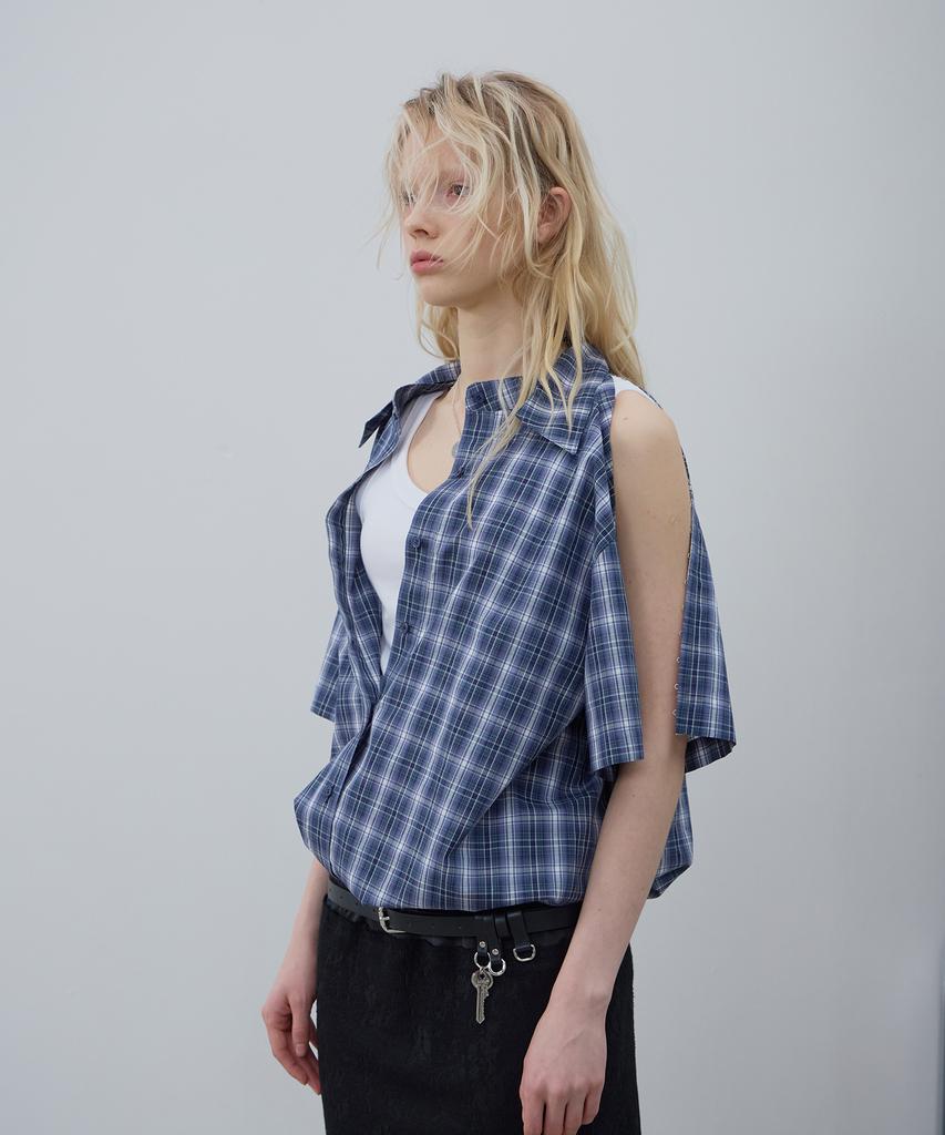 LCDC™ Multi-Way Dual Check Shirt (Blue)